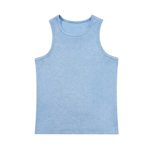 Débardeur de sport pour hommes en gros, sans manches, respirant, tricoté, séchage rapide, personnalisé, haute élasticité, coupe en I, pour musculation et lutte - Product Image 6