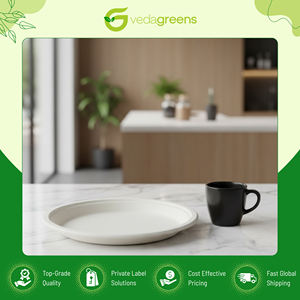 Offre <span class=keywords><strong>incroyable</strong></span> - <span class=keywords><strong>Vaisselle</strong></span> en bagasse écologique de qualité supérieure, assiettes rondes disponibles en différentes tailles auprès d'un fournisseur indien - Product Image 5