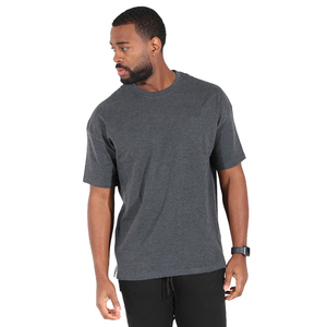 T-shirt en coton surdimensionné pour homme, tendance et respirant, idéal pour le streetwear, les activités de plein air et l'usage quotidien - Product Image 1