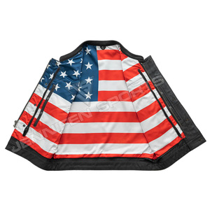 Chaleco de Cuero Transpirable para Motocicleta Personalizado para Hombre, Chaleco de Cuero de la Mejor Calidad para Hombre, Chaleco de Cuero para Carreras de Motociclismo al Aire Libre - Product Image 4