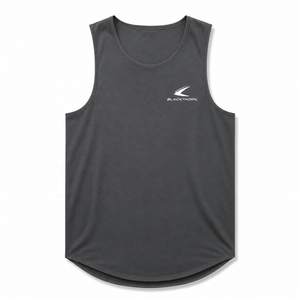 Chaleco Deportivo Casual de Poliéster de 230 GSM para Hombre, Camiseta sin Mangas con Logotipo para Fisicoculturismo y Fitness - Product Image 2