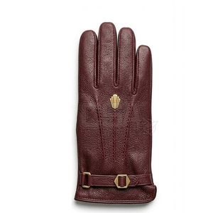 Classic Leather Dressing <b>Gloves</b> Soft Touch Comfortable Fit For Formal Events Daily Wear And Special Occasions - Product Image 2