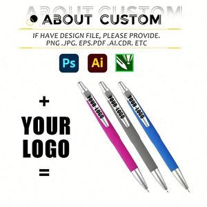 Wholesale Business Advertising <b>Gift</b> Pen Spray Glue Pen Barrel Push Type Oil Ballpoint Pen Can Print Lettering logo - Product Image 2