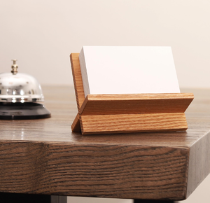 Natural Wood Business Card Case Display Manufacture Custom Made Promotional <b>Pad</b> Name Card Holder - Product Image 6