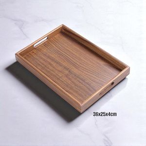 Rustic Wooden Serving <b>Tray</b>: Natural Wood <b>Breakfast</b> Plate Coffee Table Decor Wooden <b>Tray</b> - Product Image 4