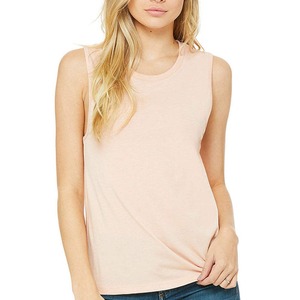 OEM Best Selling Womens Light Blue Sleeveless Sports Tank <b>Top</b> Quick Dry Breathable Polyester Mesh Women's Tank <b>top</b> - Product Image 5