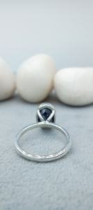 Bague de fiançailles D'VINS JEWELS certifiée IGI pour femme, diamant ovale de 2 carats, or massif 14 carats, tendance pour mariage et anniversaire - Product Image 3