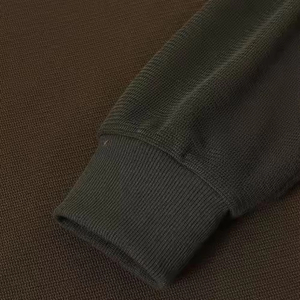 Sudadera transpirable de alta calidad, básica, extragrande, con cuello en V para hombre, personalizada, de mezcla de algodón, a precio de fábrica. - Product Image 5