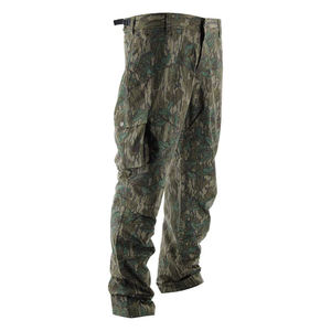 Pantalon évasé en gros avec logo personnalisé, coupe décontractée, streetwear, jambe large, imprimé camouflage Real Tree Jungle, pour la randonnée en forêt - Product Image 1