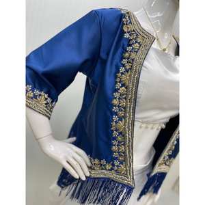 Conjunto de mujer occidental de tres piezas de diseñador para ropa de fiesta - Product Image 1