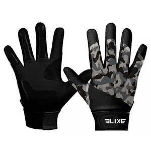 Gants de frappe de baseball pour adultes ELIXE SPORTS ES-3741 en cuir avec fermeture auto-agrippante, couleurs et logos personnalisables - Product Image 3
