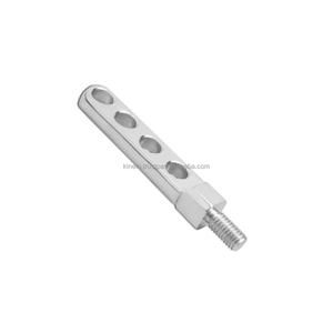 Composant de fixation externe orthopédique post-chirurgicale pour traumatismes : connexion sécurisée par tige filetée et assemblage de construction stable - Product Image 6