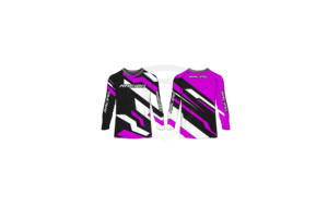 Maillot de motocross personnalisé, imprimé, respirant, coupe-vent, confortable, anti-UV, séchage rapide, vêtements de sport unisexes pour la course - Product Image 3