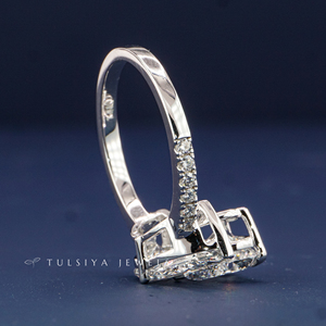 Anillo de Diamante Cultivado en Laboratorio de Oro de 14K para Mujer, Anillo Delicado Minimalista con Diamante Sintético, Joyería Fina Elegante para Uso Diario - Product Image 6