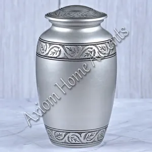 โกศบรรจุอัฐิอะลูมิเนียม Axiom Home Accents พร้อมลวดลายแกะสลักอย่างประณีตเพื่อเป็นที่ระลึกถึงผู้รักในครอบครัว - Product Image 4