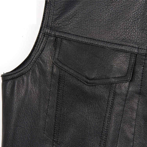 Wholesale Supplier Leather <b>Vest</b> with Custom Branding Solutions for Fashion Labels and Retail Chains with Best Quality - Product Image 6