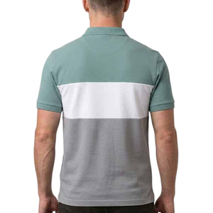 เสื้อโปโลผู้ชายผ้าฝ้าย 100% ทรงเข้ารูป สกรีนโลโก้ตามสั่ง ออกแบบเองได้ ปกคอเสื้อพับได้ ขายส่ง OEM ปักลายเสื้อโปโลชาย - Product Image 6