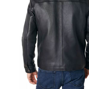 Chaqueta de Cuero con Acabado de Lujo, Material Premium, Tacto Suave, Cálida, Corte Ajustado, Chaqueta de Moda para Invierno y Negocios - Product Image 6