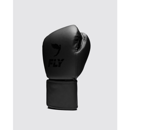 Guantes de Boxeo MMA Black Fly Superloop Pro X2, Cuero Vacuno Auténtico, Dedos Completos, Antideslizantes, Ligeros, Transpirables, Cierre de Gancho y Bucle - Product Image 2
