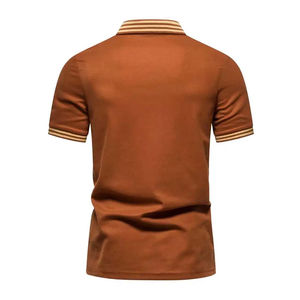 New Arrival 2026 Wholesale Men's Neck Polo Shirts For Men Solid Color Short Sleeve Classic Polo Quick Dry Custom Logo Blank - Product Image 5