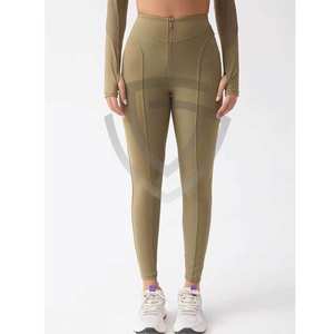 Leggings de sport unisexe pour femme, taille élastique, respirants, écologiques, effet ventre plat, haute qualité, taille adulte, les plus vendus - Product Image 1