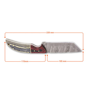 Damascus Steel Folding Knife Handmade Durable Pocket Design Outdoor <b>Camping</b> Hiking Fishing Travel Utility <b>Tool</b> - Product Image 4