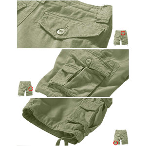 Nouveaux shorts cargo non tissés les plus populaires, séchage rapide, style urbain, taille élastique, poches, couleur unie, pour activités de plein air et gym, pour hommes - Product Image 6
