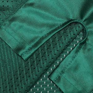 Camiseta Deportiva de Fútbol con Cuello en V Verde, de Malla, Manga Corta, Ligera, de Poliéster, Jersey Deportivo de Malla - Product Image 6