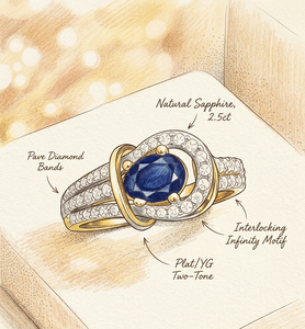 Anillo de Oro de 14k con Perla Natural Ovalada como Piedra Central y Diamantes CZ Engastados en Puntas, para Compromiso, Boda, Fiesta o Uso Diario, para Mujer - Product Image 4