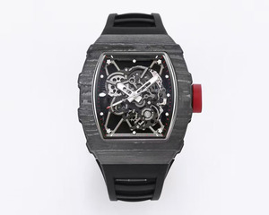 Modern Classic Luxurious Black Carbon Fiber Casual Business Travel <b>Skeletonized</b> <b>Automatic</b> Mechanical Men's <b>Watch</b> - Product Image 1