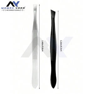 Juego de pinzas multifuncionales para pestañas, 6 uds., pinzas para cejas de acero inoxidable, herramientas para quitar el vello, acero inoxidable - Product Image 4