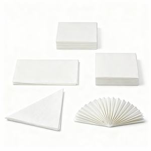 Serviettes en papier carrées de qualité restaurant, propres, douces, jetables, pour la table à manger des cafés - Product Image 1