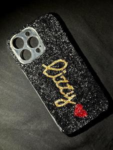 Porte-clés brodé à la main avec perles de rocaille et étiquette personnalisée, porte-clés brodé de perles de rocaille avec nom pour breloques de sac - Product Image 6