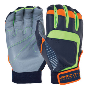 Guantes de Bateo de Béisbol y Sóftbol de Cuero, Completos, Duraderos, Ligeros, Transpirables, de Alto Rendimiento, con Agarre para Jugadores de Equipo - Product Image 1