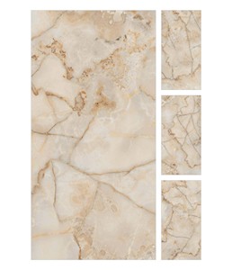 กระเบื้องพอร์ซเลนขัดเงา ASTONIA BLUE First Choice Onyx ขนาด 24x48 นิ้ว ผิวมันเงา กระเบื้องวิทริฟายด์ สำหรับอพาร์ทเมนท์ทันสมัย ยี่ห้อ Novac Ceramic - Product Image 6