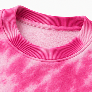 Sweat-shirt Tie-Dye Abstrait en Mélange de Coton, Col Rond, Vêtement Décontracté d'Hiver, Exportateur de Vêtements Personnalisés, Streetwear - Product Image 6