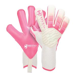 Gants de gardien de but de football personnalisés de qualité supérieure 2026, paume avant en latex allemand, dos en relief et impression en silicone, coupe hybride - Product Image 6