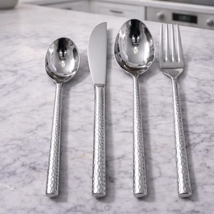 Service de vaisselle pour banquet, ensemble de couverts pour traiteur, ustensiles de restaurant haut de gamme, couverts pour la présentation de table lors d'événements, ensemble de vaisselle pour dîner de fête - Product Image 3