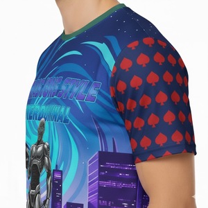 Camiseta Deportiva Personalizada con Sublimación, Cuello Redondo, Diseño con Estampado Completo, Colores Cómodos, Secado Rápido - Product Image 6