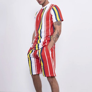 Nouvel Arrivage RICHMYZ Ensembles T-shirt et Short pour Homme 100% Polyester Écologique, Taille Haute Élastique, Respirant et Séchage Rapide - Product Image 3