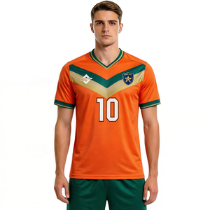 Maillot de football 2026 personnalisé imprimé par transfert thermique, short respirant à séchage rapide, uniforme d'équipe, tenue d'entraînement de football pour jeunes - Product Image 3
