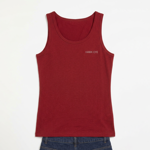 HAWK EYE SPORTS – Débardeurs personnalisés en gros pour femmes – Hauts décontractés respirants en maille 240g polyester/coton avec service OEM - Product Image 2