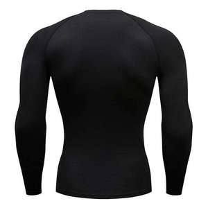 <b>Men's</b> Sports Fitness Clothing Fleece Outdoor Training Tight <b>Compression</b> Quick-Dry T-<b>Shirt</b> Breathable Running - Product Image 3