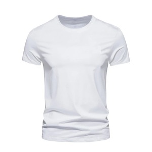 Camisetas Blancas Personalizadas con Impresión DTG, Ropa para Hombre de Tallas Grandes, 100% Algodón, Secado Rápido, Transpirable, Manga Corta, Corte Regular - Product Image 1