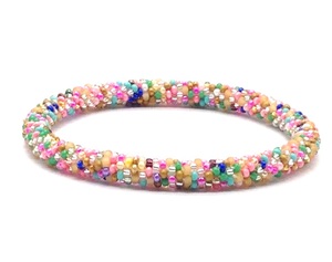 Huge Sale Best Quality Unique Design Handmade Women's Trendy Crochet <b>Needle</b> Glass <b>Beads</b> Bracelets for Daily Casual Wear - Product Image 1