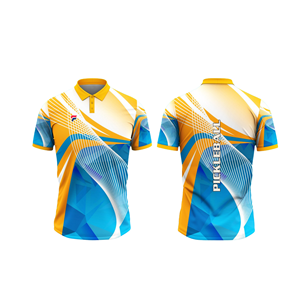 Camiseta para torneo de pickleball – Camiseta deportiva transpirable que absorbe la humedad para partidos de competición, estilo estadounidense - Product Image 5