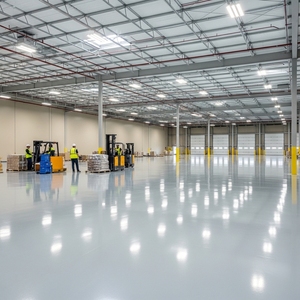 Sistema de Revestimiento de Pisos de Epoxi Industrial para Proyectos de Construcción, Sistema de Recubrimiento de Pisos de Concreto de Alta Resistencia para Edificios - Product Image 1