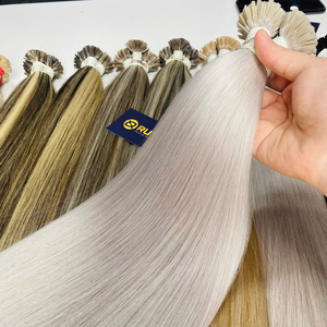 Venta al por mayor de fábrica, cabello liso personalizado, cabello vietnamita con queratina, extensiones de alta calidad, sin sintéticos, con longitud de 10 pulgadas a 34 pulgadas. - Product Image 3