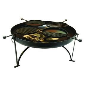 Brasero Portátil Hexagonal para Exteriores, Brasero de Leña con Soporte para Acampar, Patio Trasero, Picnic, Estilo Vertical Hueco - Product Image 6