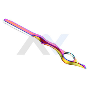 Navaja de Peluquería para Adelgazar y Texturizar el Cabello, Color Rosa, Elegante, para Mujer, Herramienta Profesional de Salón - Product Image 2